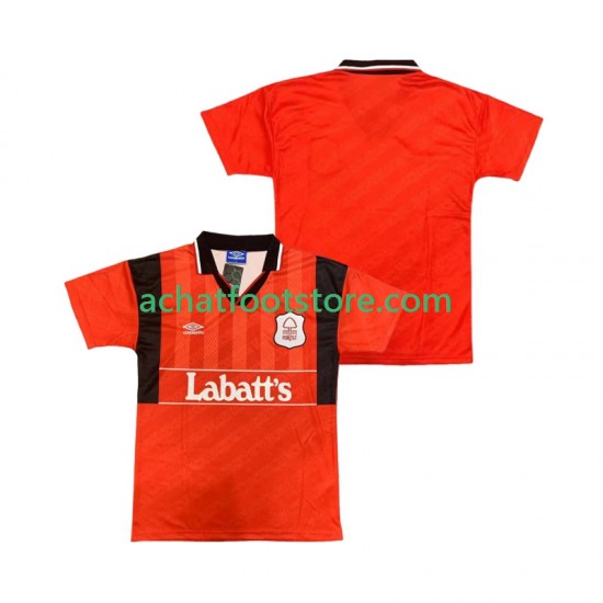 Maillot Nottingham Forest Rétro Domicile Tenue pour Homme 1994 1995 Manche Courte