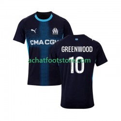Maillot Olympique de Marseille Mason Greenwood 10 Extérieur Tenue pour Homme 2025-2026 Manche Courte