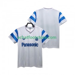 Maillot Olympique de Marseille Rétro Domicile Tenue pour Homme 1990 Manche Courte