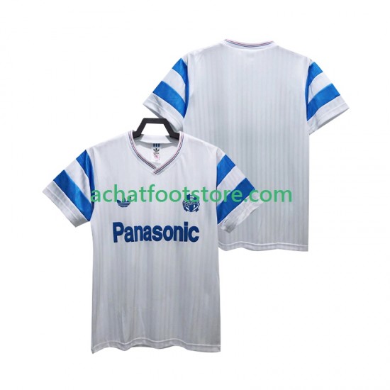 Maillot Olympique de Marseille Rétro Domicile Tenue pour Homme 1990 Manche Courte