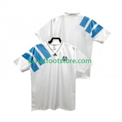 Maillot Olympique de Marseille Rétro Domicile Tenue pour Homme 1992 1993 Manche Courte