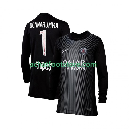 Maillot Paris Saint-Germain Gianluigi Donnarumma 1 Gardien Domicile Tenue pour Homme 2025-2026 Manche Longue