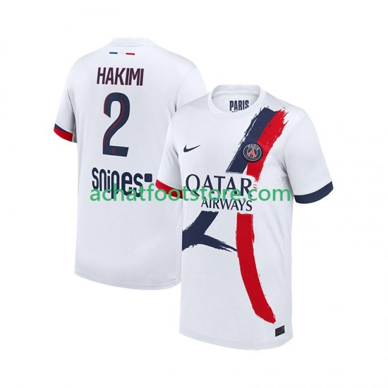 Maillot Paris Saint-Germain Hakimi 2 Extérieur Tenue pour Homme 2025-2026 Manche Courte