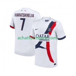 Maillot Paris Saint-Germain Khvicha Kvaratskhelia 7 Extérieur Tenue pour Homme 2025-2026 Manche Courte