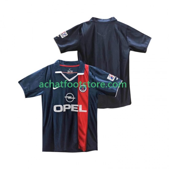Maillot Paris Saint-Germain Rétro Domicile Tenue pour Homme 2011 2010 Manche Courte