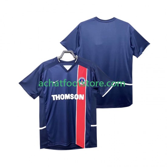 Maillot Paris Saint-Germain Rétro Domicile Tenue pour Homme 2010 2008 Manche Courte