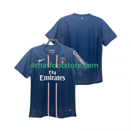 Maillot Paris Saint-Germain Rétro Domicile Tenue pour Homme 2012 2013 Manche Courte
