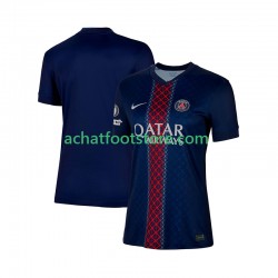 Maillot Paris Saint-Germain Domicile Tenue pour Femme 2025-2026 Manche Courte