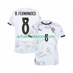 Maillot Portugal Bruno Fernandes 8 Extérieur Tenue pour Homme 2025-2026 Manche Courte