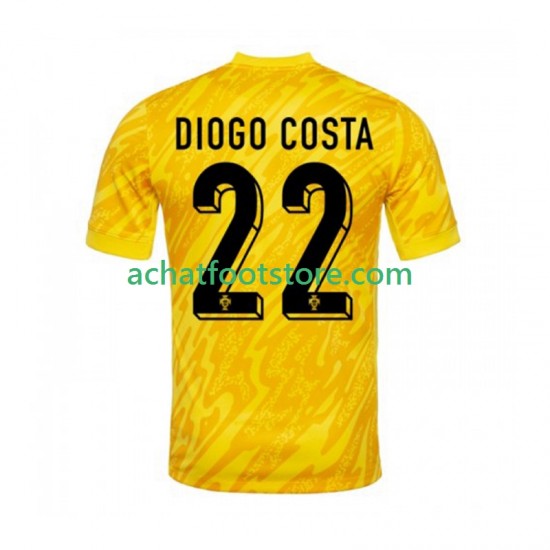 Maillot Portugal Diogo Costa 22 Gardien Domicile Tenue pour Homme 2024 Manche Courte
