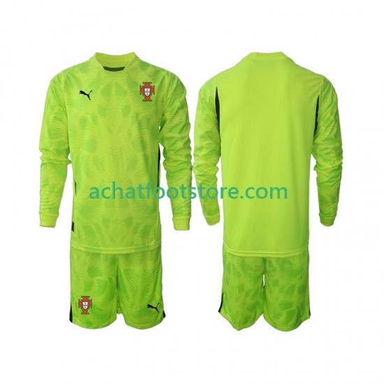 Maillot Portugal Gardien Domicile Tenue pour Enfant 2025 Manche Longue