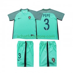 Maillot Portugal PEPE 3 Rétro Extérieur Tenue pour Enfant 2016 Manche Courte Maillot Portugal PEPE 3 Rétro Extérieur Tenue pour Enfant 2016 Manche Courte