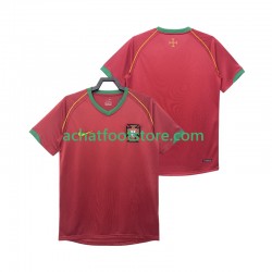 Maillot Portugal Rétro Domicile Tenue pour Homme 2006 Manche Courte Maillot Portugal Rétro Domicile Tenue pour Homme 2006 Manche Courte