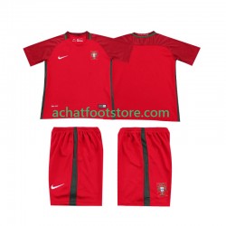 Maillot Portugal Rétro Domicile Tenue pour Enfant 2016 Manche Courte Maillot Portugal Rétro Domicile Tenue pour Enfant 2016 Manche Courte