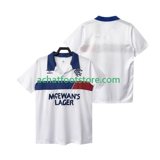 Maillot Rangers Rétro Extérieur Tenue pour Homme 1994 Manche Courte