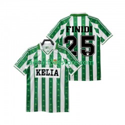 Maillot Real Betis FINIDI 25 Rétro Domicile Tenue pour Homme 1995 1996 Manche Courte