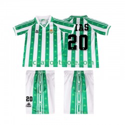 Maillot Real Betis Tomas Olias 20 Rétro Domicile Tenue pour Enfant 1996 2004 Manche Courte