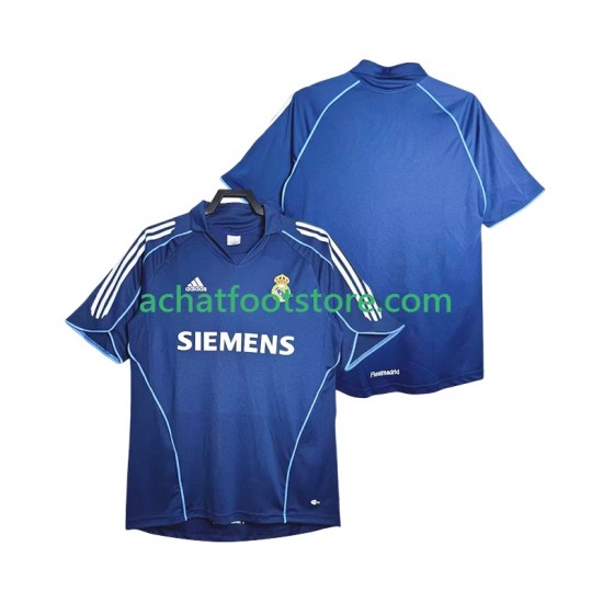 Maillot Real Madrid Rétro Extérieur Tenue pour Homme 1998 2006 Manche Courte
