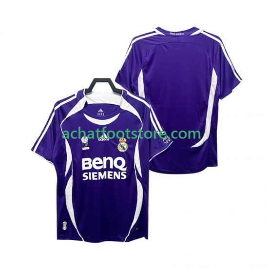 Maillot Real Madrid Rétro Extérieur Tenue pour Homme 2006 2007 Manche Courte