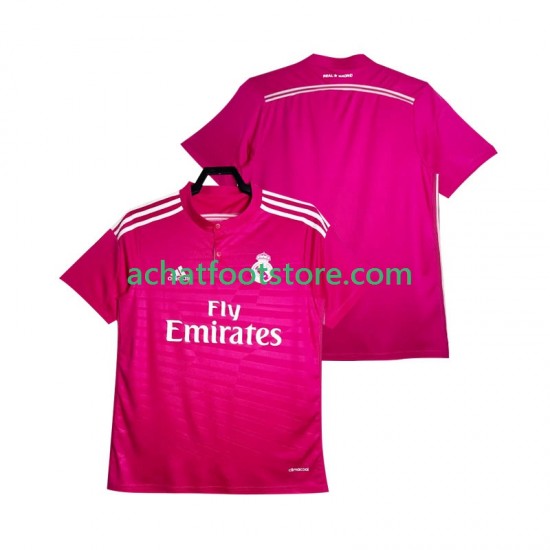 Maillot Real Madrid Rétro Extérieur Tenue pour Homme 2014 2015 Manche Courte