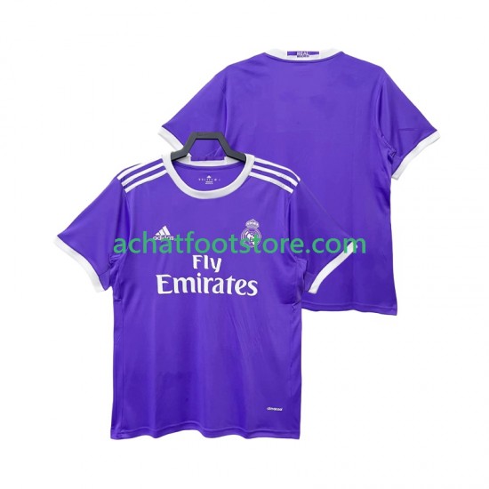 Maillot Real Madrid Rétro Extérieur Tenue pour Homme 2016 2017 Manche Courte