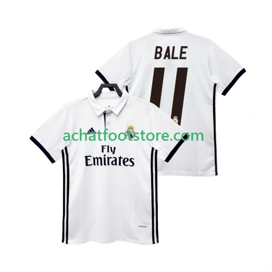 Maillot Real Madrid BALE 11 Rétro Domicile Tenue pour Homme 2017 2018 Manche Courte