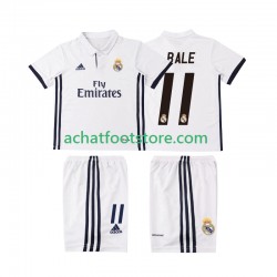Maillot Real Madrid BALE 11 Rétro Domicile Tenue pour Enfant 2016 2017 Manche Courte