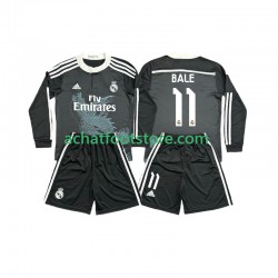 Maillot Real Madrid Bale 11 Rétro 3ème Tenue pour Enfant 2014 2015 Manche Longue