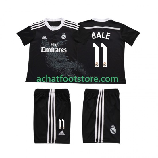 Maillot Real Madrid Bale 11 Rétro 3ème Tenue pour Enfant 2014 Manche Courte