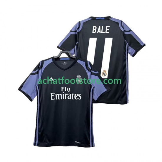 Maillot Real Madrid Bale 11 Rétro 3ème Tenue pour Homme 2016 2017 Manche Courte