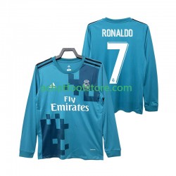 Maillot Real Madrid CRISTIANO RONALDO 7 Rétro 3ème Tenue pour Homme 2017 2018 Manche Longue