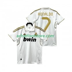 Maillot Real Madrid Cristiano Ronaldo 7 Rétro Domicile Tenue pour Homme 2011 2012 Manche Courte