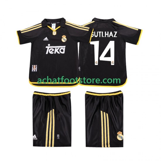 Maillot Real Madrid GUTI.HAZ 14 Rétro Extérieur Tenue pour Enfant 2002 2011 Manche Courte