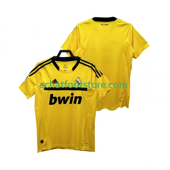 Maillot Real Madrid Gardien Rétro Domicile Tenue pour Homme 2011 2012 Manche Courte