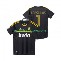 Maillot Real Madrid I.CASILLAS 1 Gardien Rétro Extérieur Tenue pour Homme 2011 2012 Manche Courte