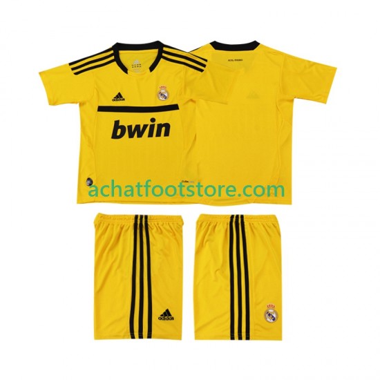 Maillot Real Madrid Gardien Rétro Domicile Tenue pour Enfant 2011 2012 Manche Courte
