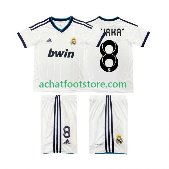 Maillot Real Madrid KAKA 8 Rétro Domicile Tenue pour Enfant 2012 2013 Manche Courte