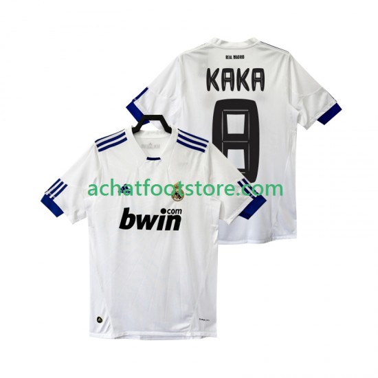Maillot Real Madrid KAKA 8 Rétro Domicile Tenue pour Homme 2010 2011 Manche Courte