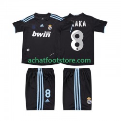 Maillot Real Madrid KAKA 8 Rétro Extérieur Tenue pour Enfant 2009 2010 Manche Courte