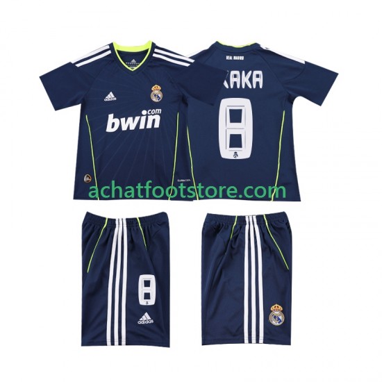 Maillot Real Madrid KAKA 8 Rétro Extérieur Tenue pour Enfant 2010 2011 Manche Courte