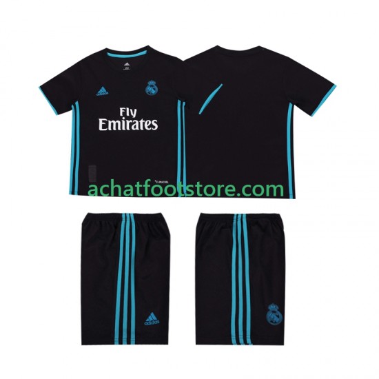 Maillot Real Madrid Rétro Extérieur Tenue pour Enfant 2017 2018 Manche Courte