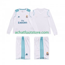 Maillot Real Madrid Rétro Domicile Tenue pour Enfant 2017 2018 Manche Longue Maillot Real Madrid Rétro Domicile Tenue pour Enfant 2017 2018 Manche Longue