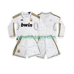 Maillot Real Madrid Rétro Domicile Tenue pour Enfant 2011 2012 Manche Longue Maillot Real Madrid Rétro Domicile Tenue pour Enfant 2011 2012 Manche Longue