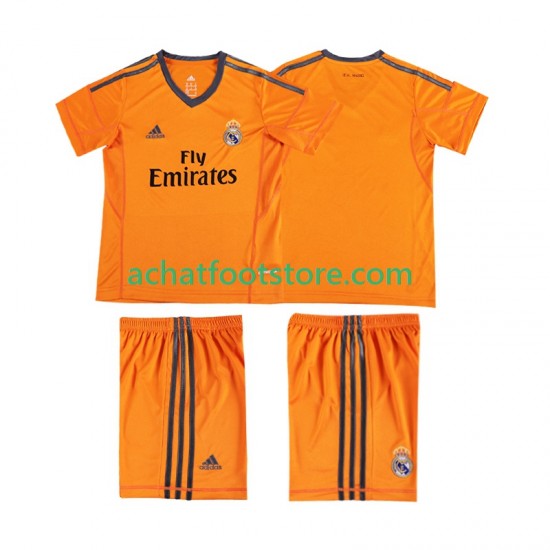 Maillot Real Madrid Rétro 3ème Tenue pour Enfant 2013 2014 Manche Courte