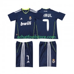 Maillot Real Madrid PAUL 7 Rétro Extérieur Tenue pour Enfant 2010 2011 Manche Courte