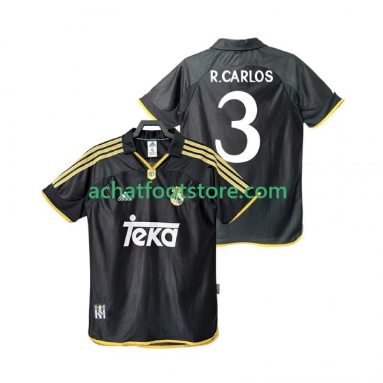 Maillot Real Madrid R.CARLOS 3 Rétro Extérieur Tenue pour Homme 2002 2011 Manche Courte