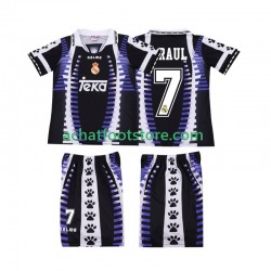 Maillot Real Madrid RAUL 7 Rétro 3ème Tenue pour Enfant 2004 1988 Manche Courte