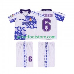 Maillot Real Madrid REDONDO 6 Rétro 3ème Tenue pour Enfant 1996 2004 Manche Courte
