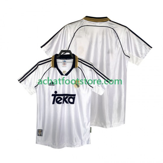 Maillot Real Madrid Rétro Domicile Tenue pour Homme 1988 2022 Manche Courte