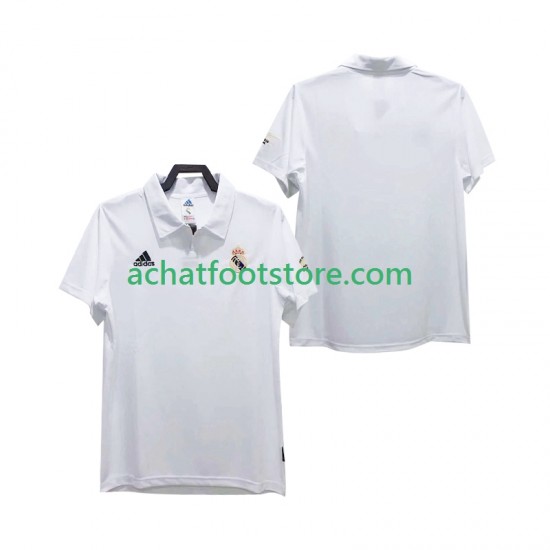 Maillot Real Madrid Rétro Domicile Tenue pour Homme 2010 2008 Manche Courte